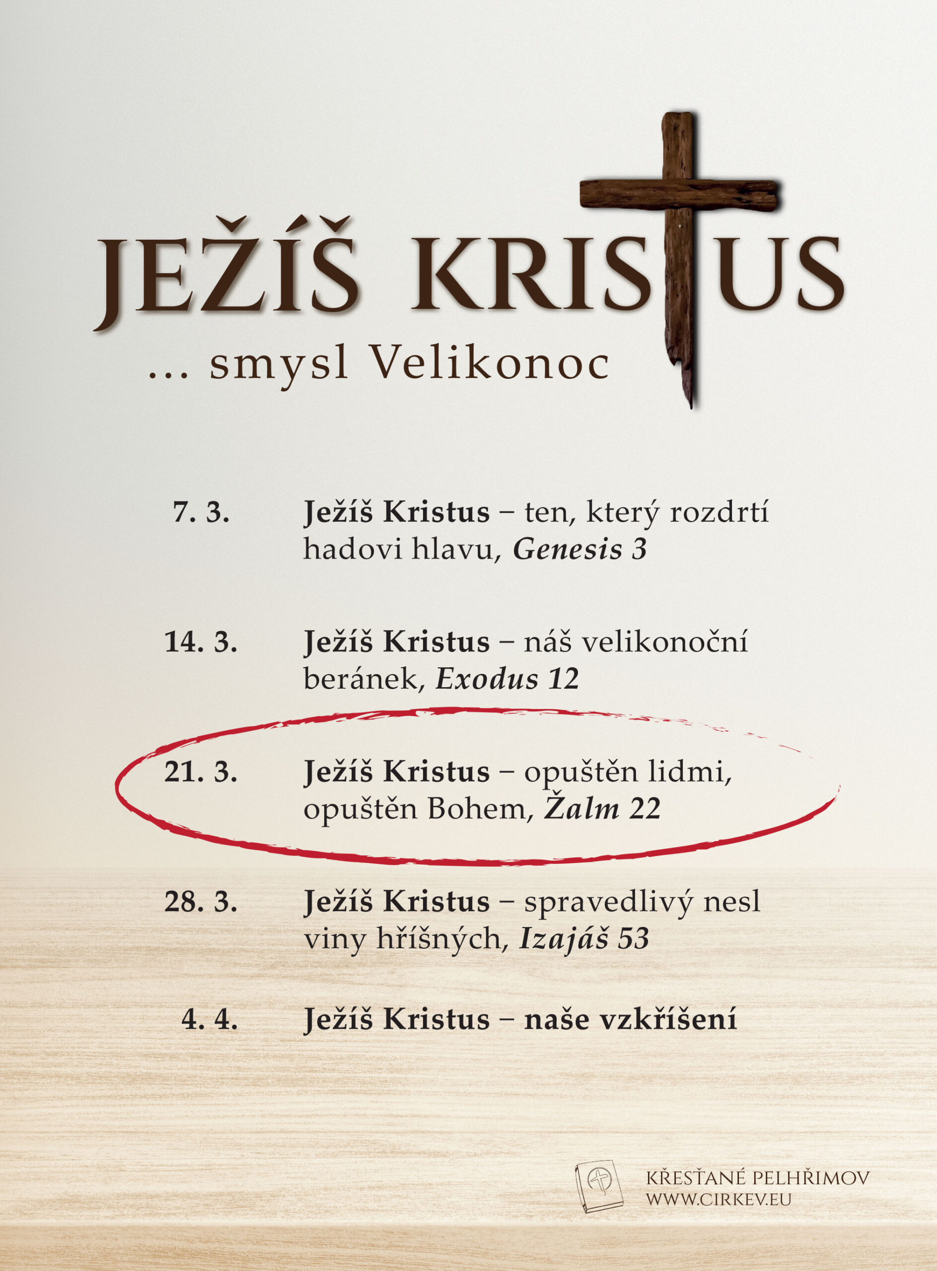 Ježíš Kristus - opuštěn lidmi, opuštěn Bohem